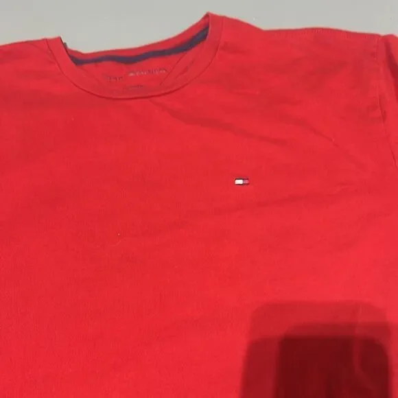 Tommy Hilfiger Red Short Sleeve Shirt - Picture 2 of 6